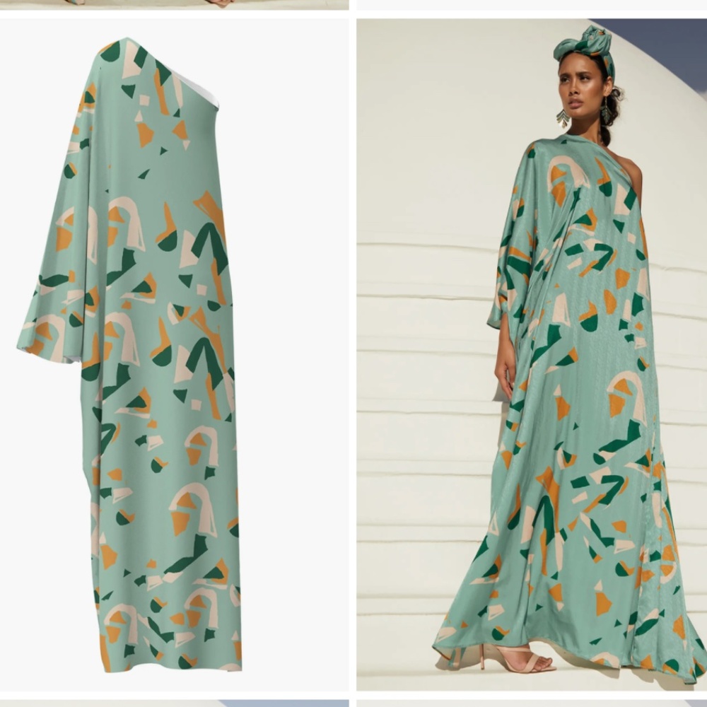 NWT DIARRABLU Satu One-Shoulder Dress (Size M) - Picture 3 of 3
